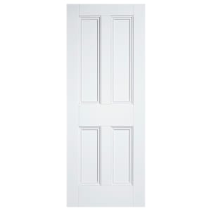 LPD Internal 4 Panel Primed White Solid Core Door - 610 x 1981mm