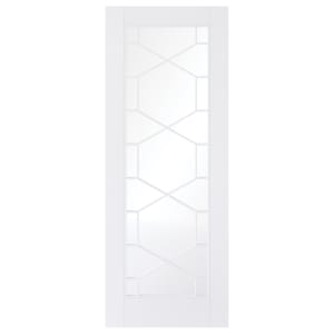 LPD Internal Orly Glazed Primed White Solid Core Door - 686 x 1981mm