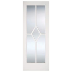 LPD Internal Reims 5 Lite Glazed Primed White Solid Core Door - 686 x 1981mm