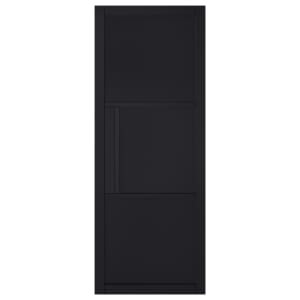 LPD Internal Tribeca 3 Panel Primed Plus Black Solid Core Door - 838 x 1981mm