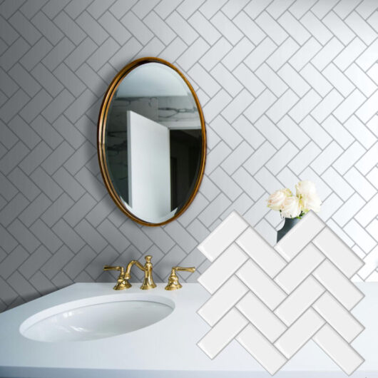 LZBARGON 10 Self-Adhesive Wall Tile Stickers - Waterproof DIY Decals for Kitchen, Bathroom, and Balcony