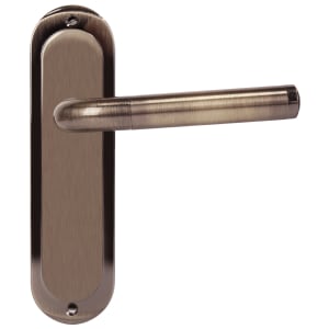 Madrid Antique Brass Latch Door Handle - 1 Pair