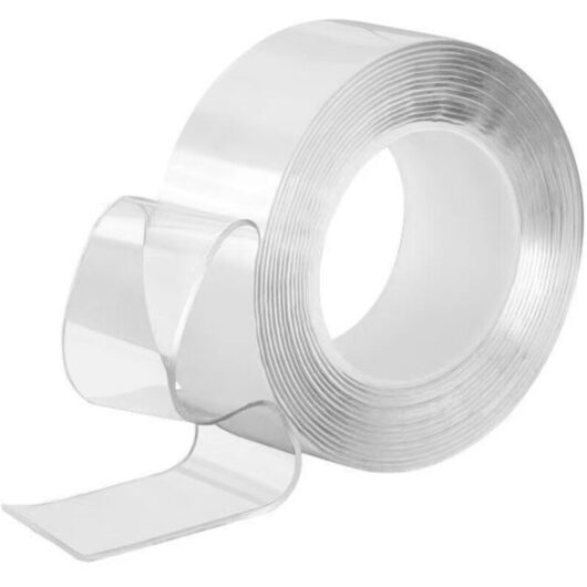 Nano Extra Strong Double-Sided Adhesive Tape, Extra Wide Double-Sided Tape, Powerful Double-Sided Mounting Tape, Transparent Adhesive Tape for