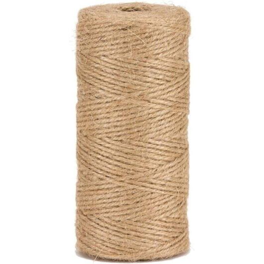 Natural Jute Twine Ø2mm ±100m for Gardening, DIY, Crafts, Natural