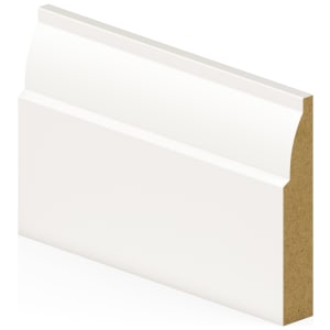 Ovolo White MDF Architrave - 14.5 x 57 x 2100mm - Pack of 5