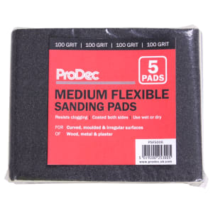 ProDec Contour Medium Double Sided Sanding Pads - Pack of 5