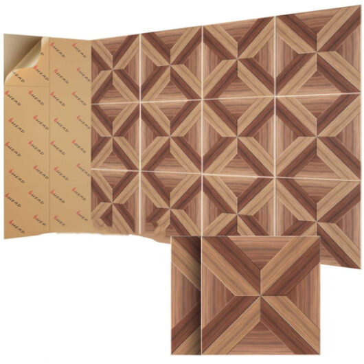 Set of 12 Self-Adhesive Felt Sound-Absorbing Panels, Decorative Polyester Fiber Sound-Absorbing Panels, 40 x 40 cm