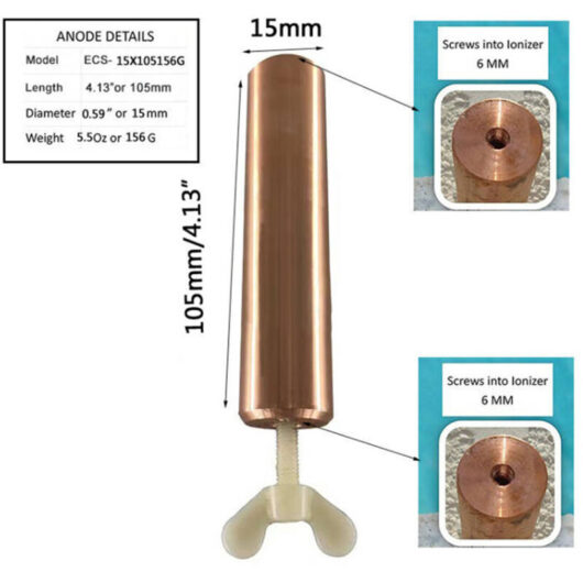 Solar pool ionizer, suitable for in-ground and above-ground pools, eliminates algae, reduces copper water chlorine levels by 85%, floats and cleans,