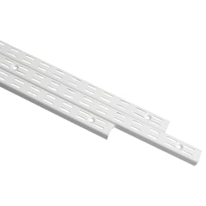 Twin Slot White Upright - 1981mm