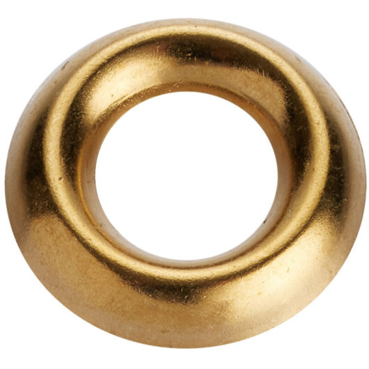 Unifix Brass Surface Screw Cups - 7-8G - Box of 500