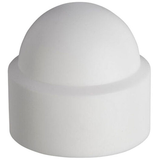 White Plastic Cover Cap M8 - Box of 100
