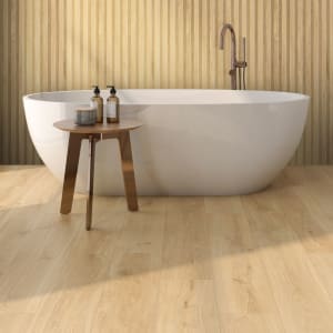 Wickes Boutique Nordika Light Oak Matt Porcelain Wall & Floor Tile - 1200 x 200mm