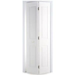 Wickes Chester White Grained Moulded 4 Panel Internal Bi-Fold Door - 1981 x 762mm