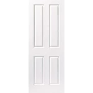 Wickes Chester White Grained Moulded Fully Finished 4 Panel Internal Door - 1981 x 686mm