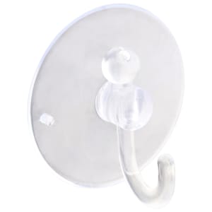 Wickes Clear 40mm Suction Hooks - Pack of 5
