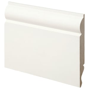 Wickes Dual Purpose Torus & Ogee Primed Skirting - 18 x 119 x 2400mm - Pack of 4
