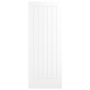 Wickes Geneva White Smooth Moulded Cottage FD30 Internal Fire Door - 1981 x 838mm