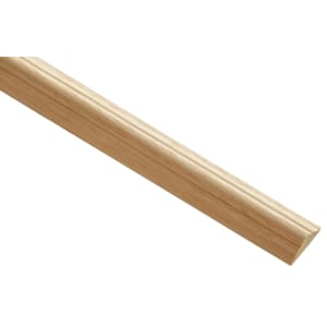 Wickes Light Hardwood Astragal Moulding - 21 x 8 x 2400mm
