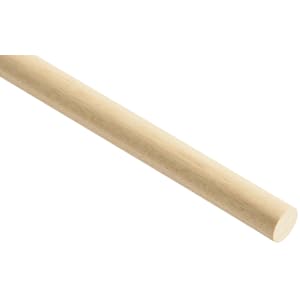 Wickes Light Hardwood Dowel Moulding - 15 x 15 x 2400mm