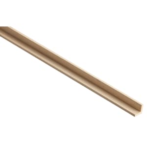 Wickes Light Hardwood Square Corner Moulding - 21 x 21 x 2400mm