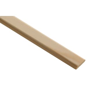 Wickes Pine D-Shape Moulding - 21 x 4 x 2400mm