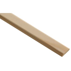 Wickes Pine D-Shape Moulding - 34 x 8 x 2400mm