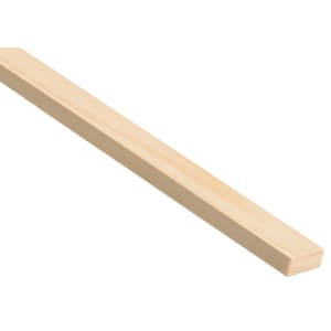 Wickes Pine Stripwood Moulding - 18 x 4 x 2400mm