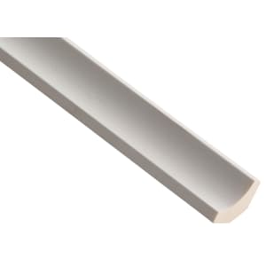Wickes Primed White Scotia Moulding - 15 x 15 x 2400mm