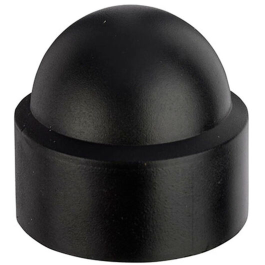 Black Plastic Cover Caps M5 - Box of 100