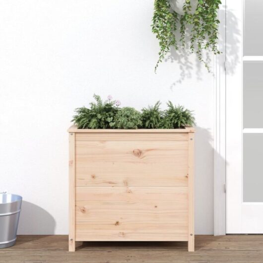 Garden Planter 82.5x40x78 cm Solid Wood Pine Vidaxl