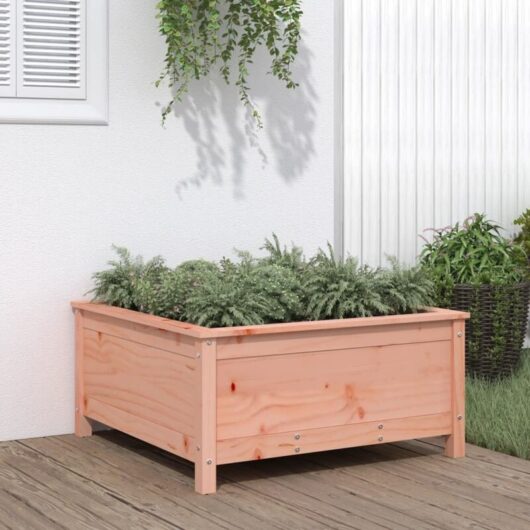 Garden Planter 82.5x82.5x39 cm Solid Wood Douglas vidaXL