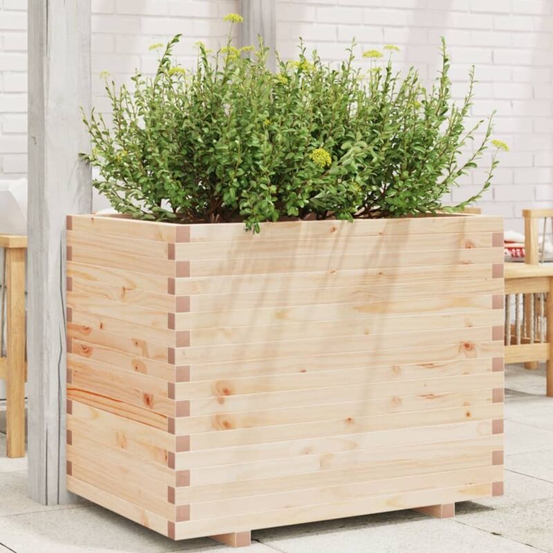 Garden Planter 90x60x72 cm Solid Wood Pine Vidaxl