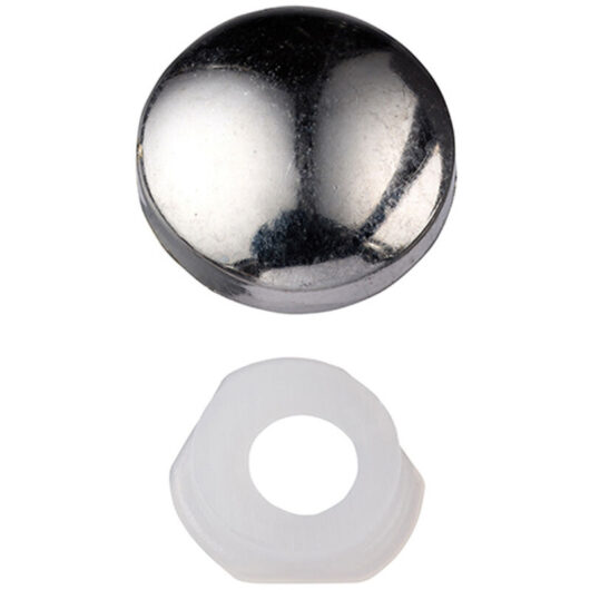 Unifix Dome Cap Screw Covers - Chrome - Box of 200