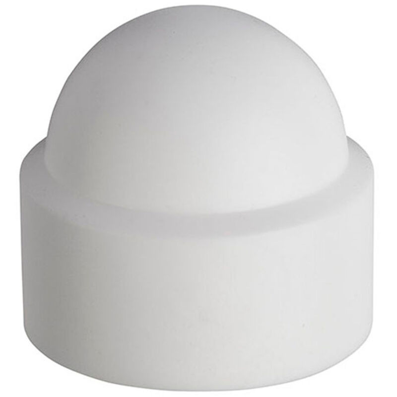 White Plastic Cover Caps M12 - Box of 50