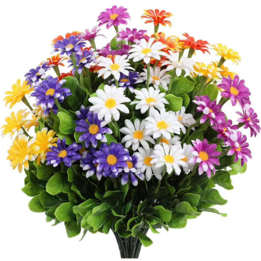 10 artificial daisy bouquets for weddings, gardens, homes, and indoor and outdoor decoration
